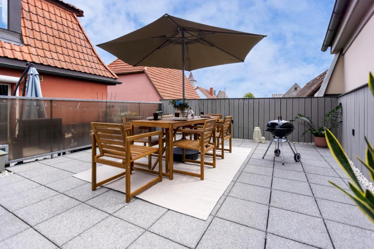 Homie Stay Badgasse - Fewos Am Main Mit Dachterrasse & Fahrradgarage Оксенфурт Екстериор снимка